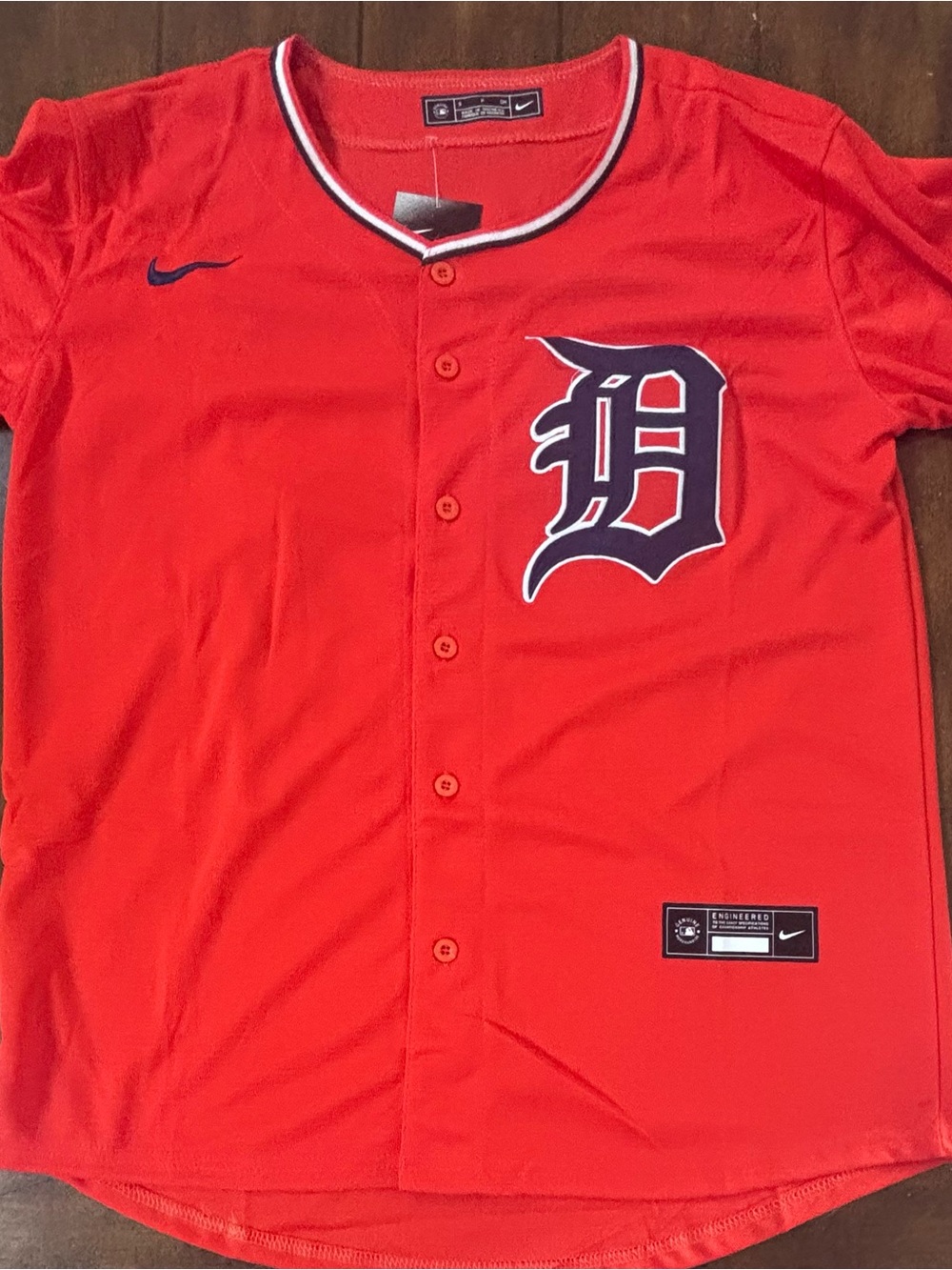 Detroit Tigers Spencer Torkelson Adult Small (Orange) Alternate Jersey NWT